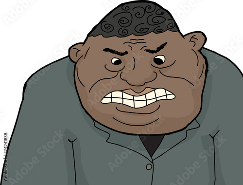 Angry Man in Suit