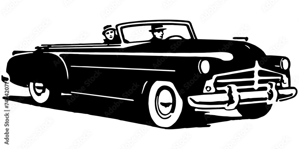 Obraz premium Convertible Cruising