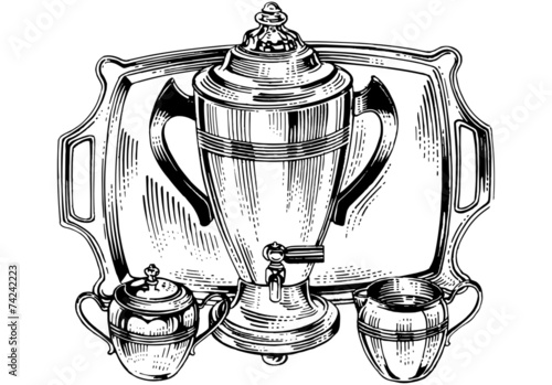 Coffee Urn And Accessories