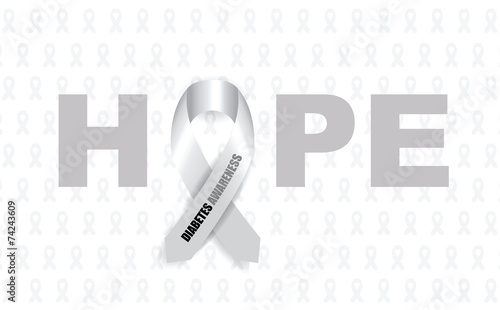 diabetes awareness ribbon