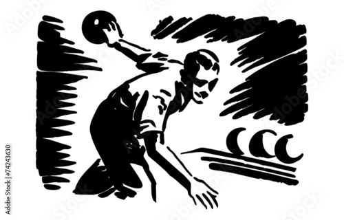 Bowler In Action