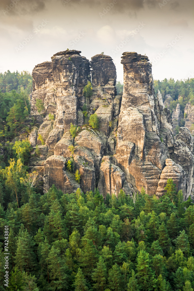 Sandstone Mountains in Saxony Sandstone Mountains in Saxony