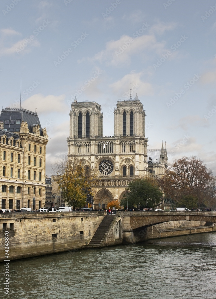 The Cathedral of Notre Dame.