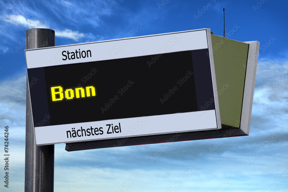 Anzeigetafel 6 - Bonn