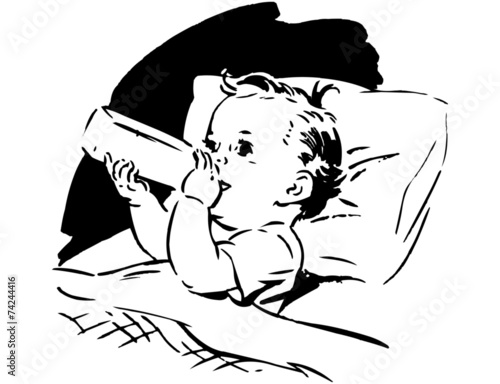 Baby With Bottle