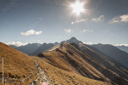 View from Kasprowy Wierch on direction to Liliowe, Swinica and Z
