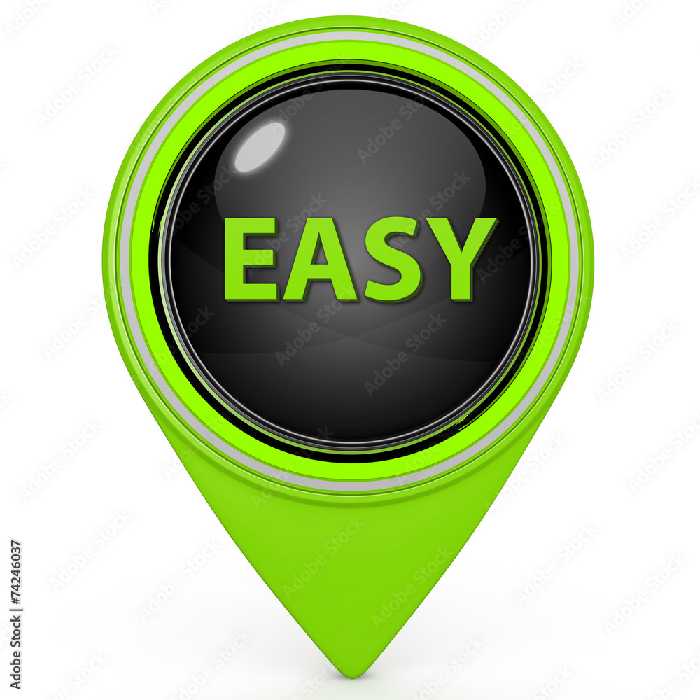 easy pointer icon on white background easy pointer icon on white background