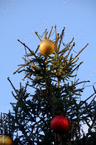 Christmas tree with decorations