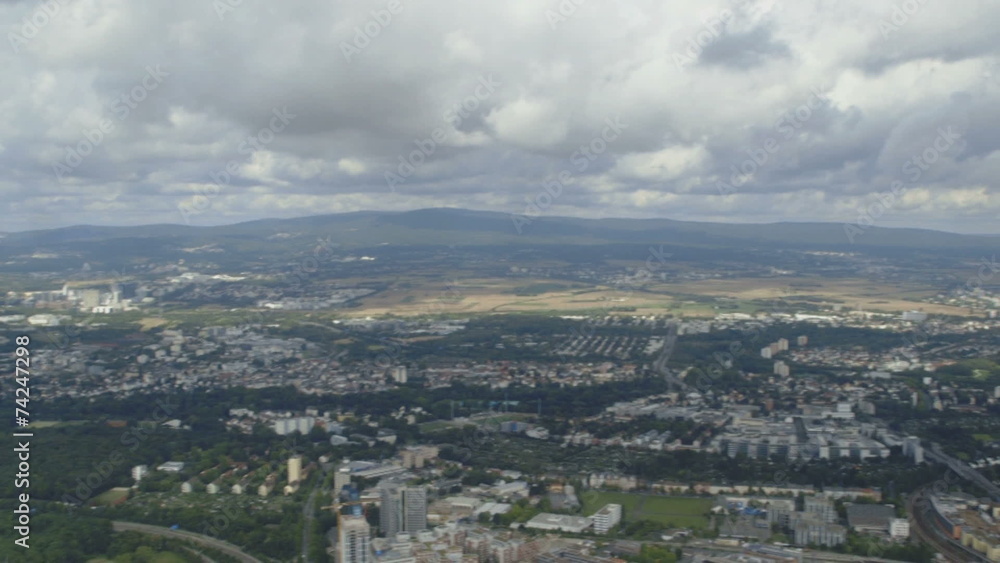Frankfurt Cityscape Panorama from Helicopter Frankfurt Cityscape Panorama from Helicopter