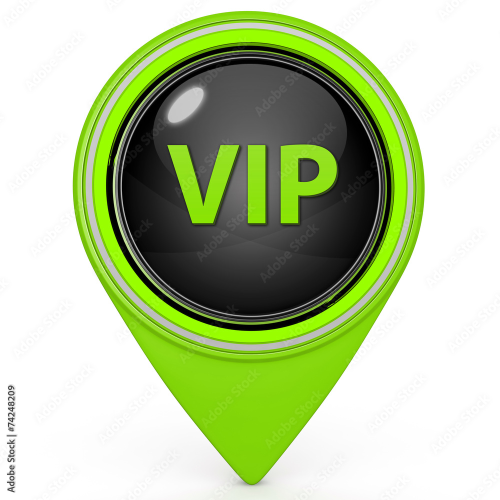 Vip pointer icon on white background Vip pointer icon on white background