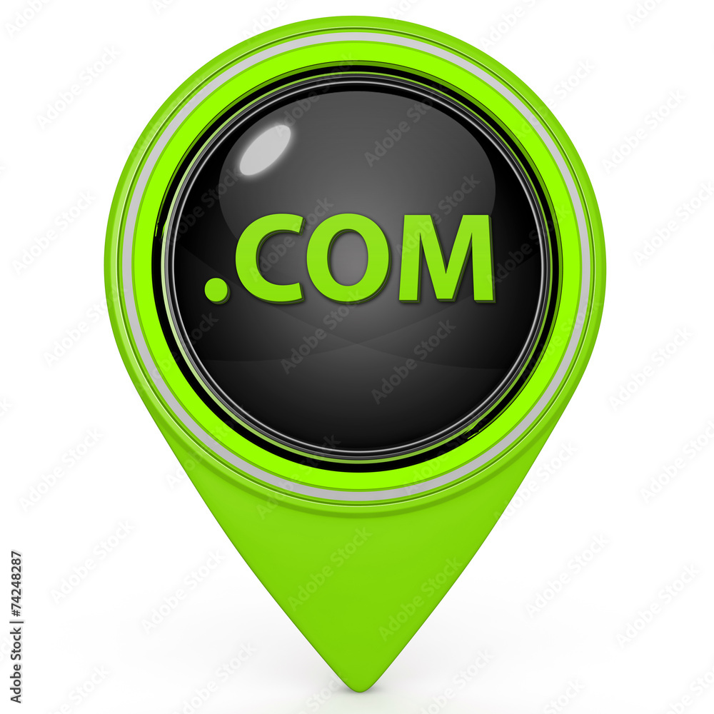 Com pointer icon on white background Com pointer icon on white background