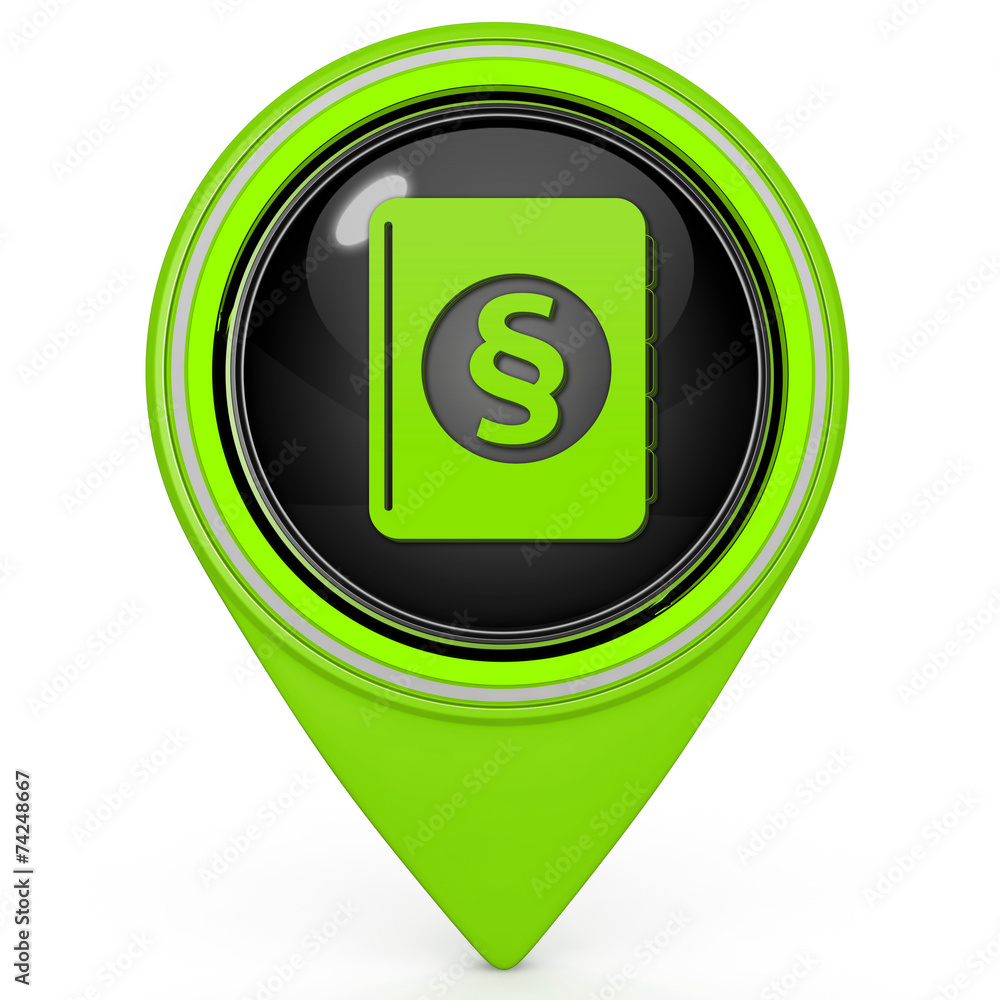 Law pointer icon on white background Law pointer icon on white background