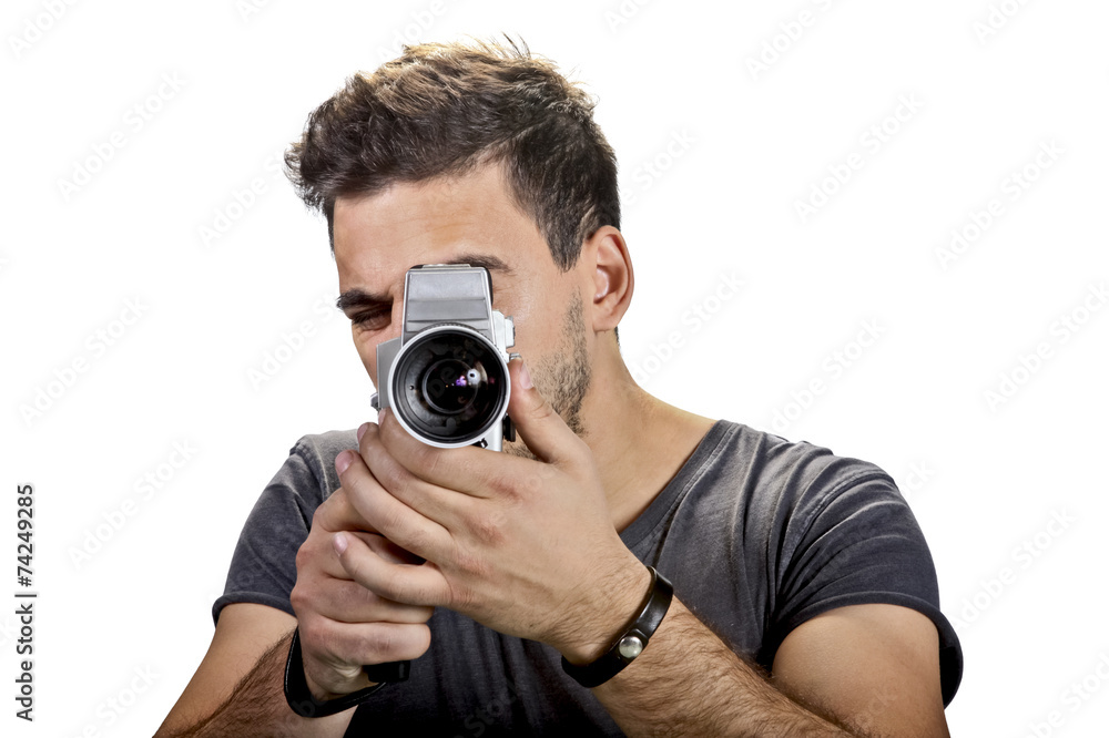 Man with Videocamera Man with Videocamera