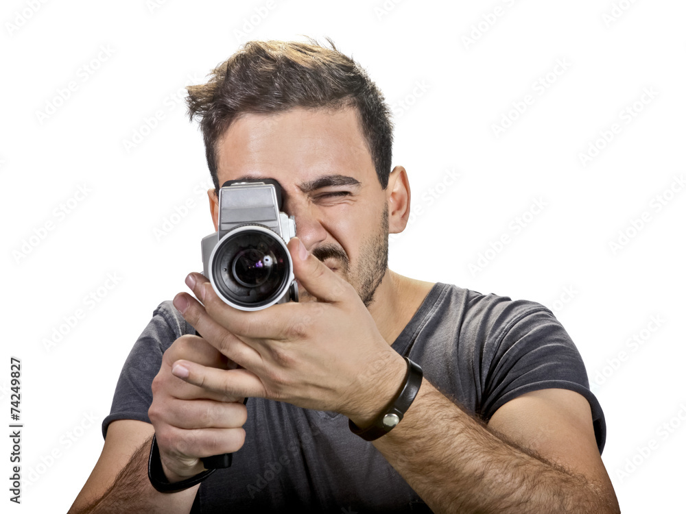 Man with Videocamera Man with Videocamera