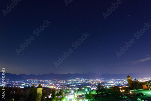 Night View of the Kofu city © Scirocco340