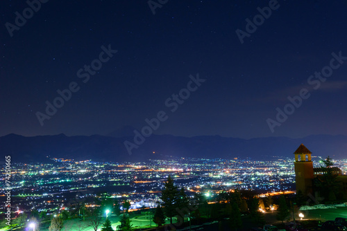 Night View of the Kofu city
