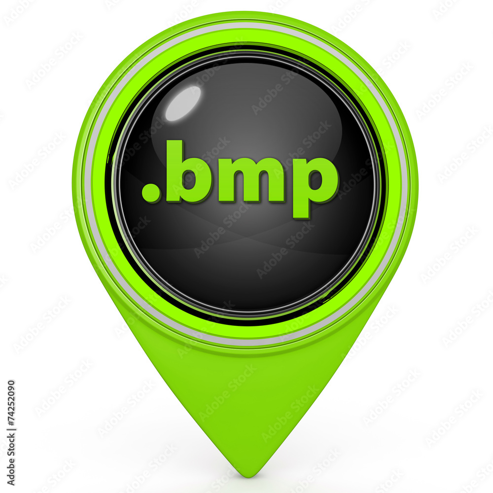 .bmp pointer icon on white background .bmp pointer icon on white background