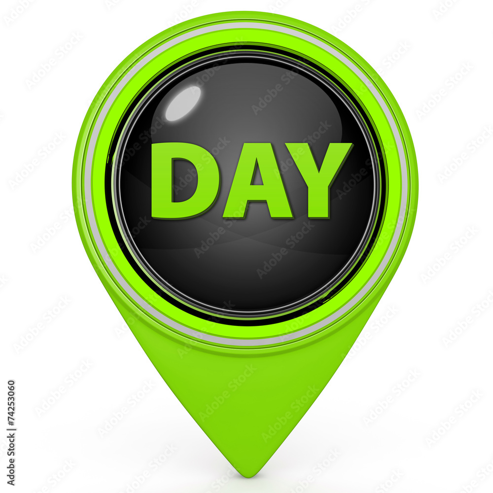 Day pointer icon on white background Day pointer icon on white background