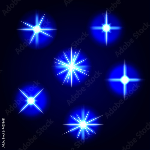 Weihnachten Karte Sterne Hintergrund Vektor