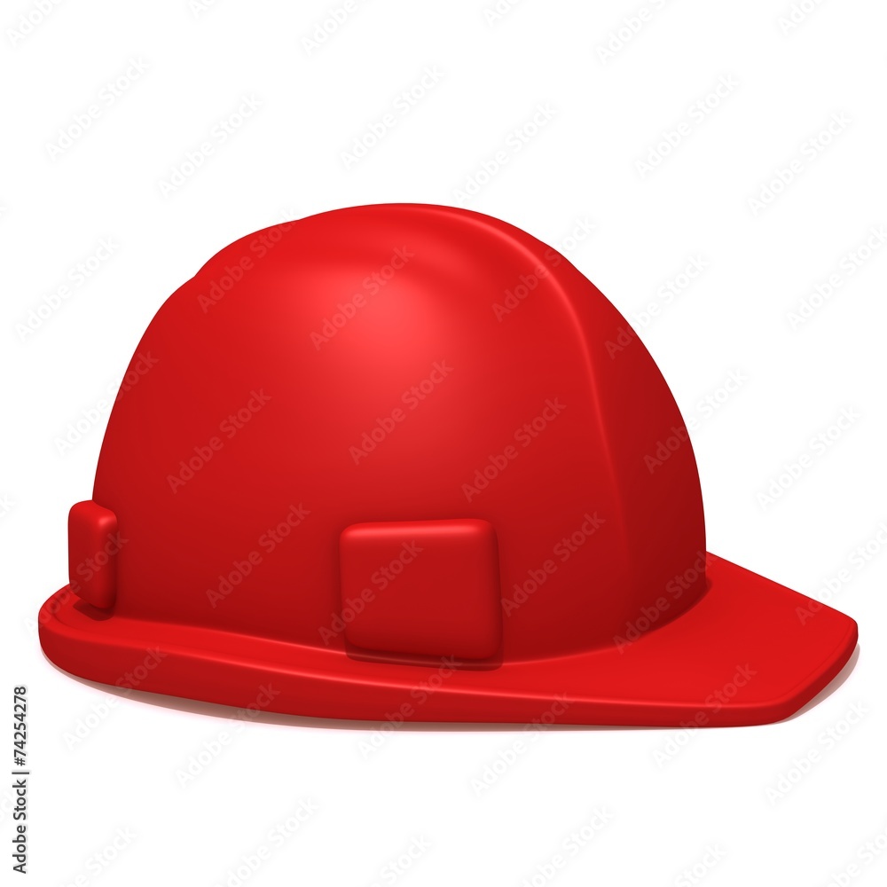 Fototapeta premium Construction helmet 3d illustration