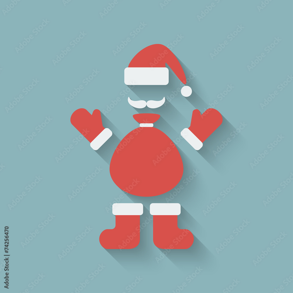 Santa Claus design element Santa Claus design element