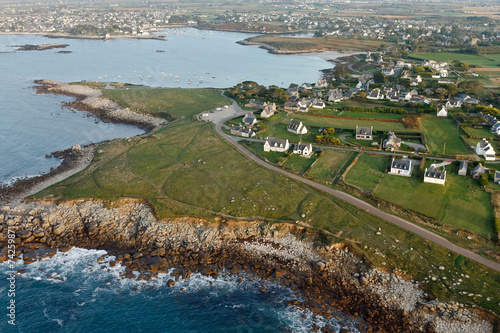 Landunvez, Bretagne Finistère vue du ciel photo