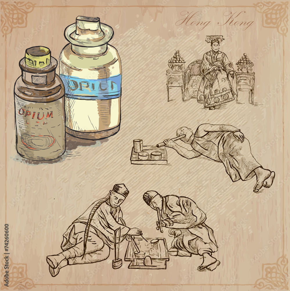 Obraz premium Hong Kong (vector illustrations pack no.4) - Travel.