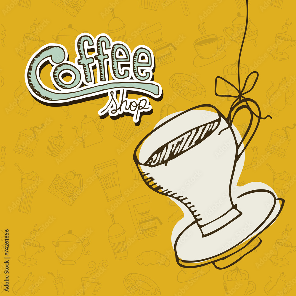 Obraz premium coffee design