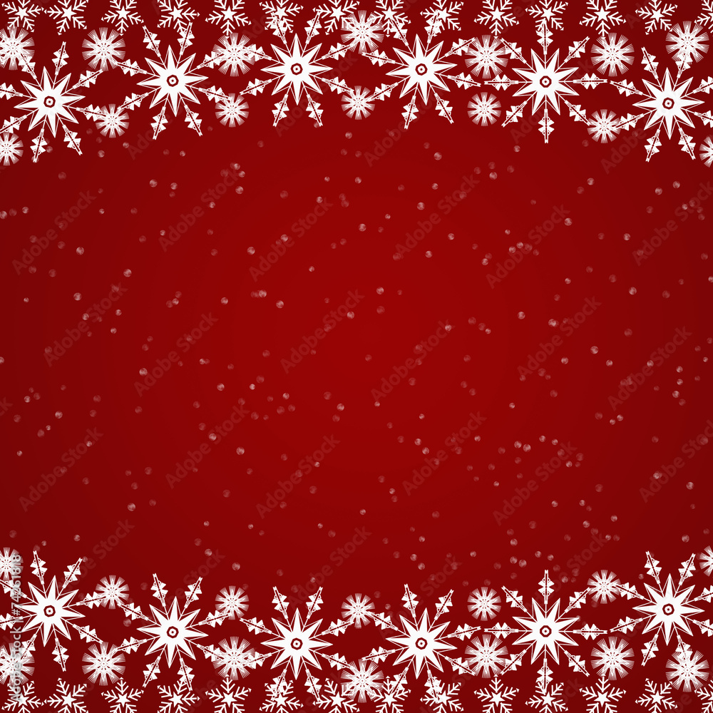 Red Christmas border Red Christmas border