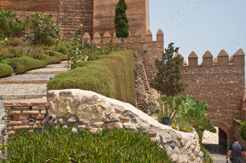 Old fortress Alcazaba in Almeria photo