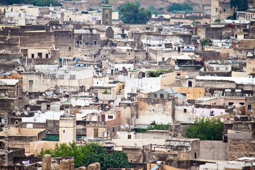 Aerial view of Fes