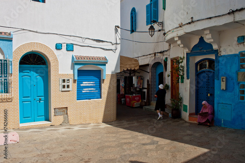 Street in a medina of Asilah
