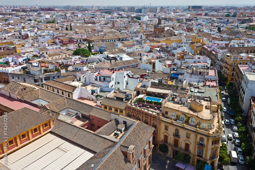 Aerial view of Sevilla Aerial view of Sevilla