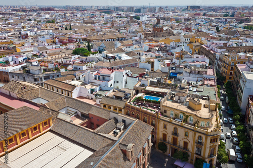 Aerial view of Sevilla
