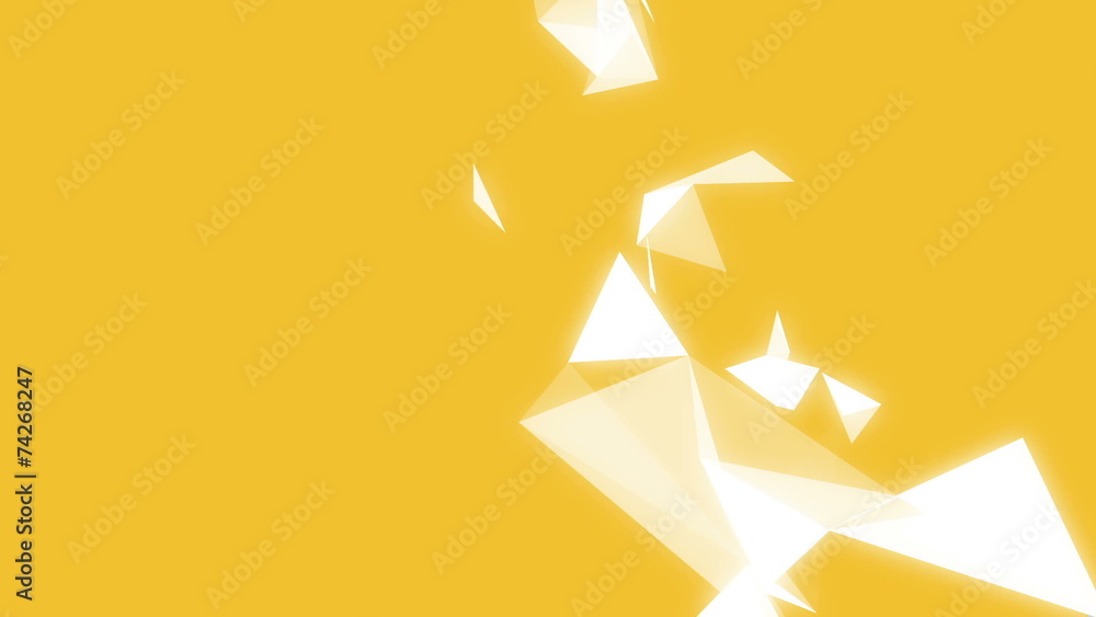 Geometric shapes on yellow background Geometric shapes on yellow background