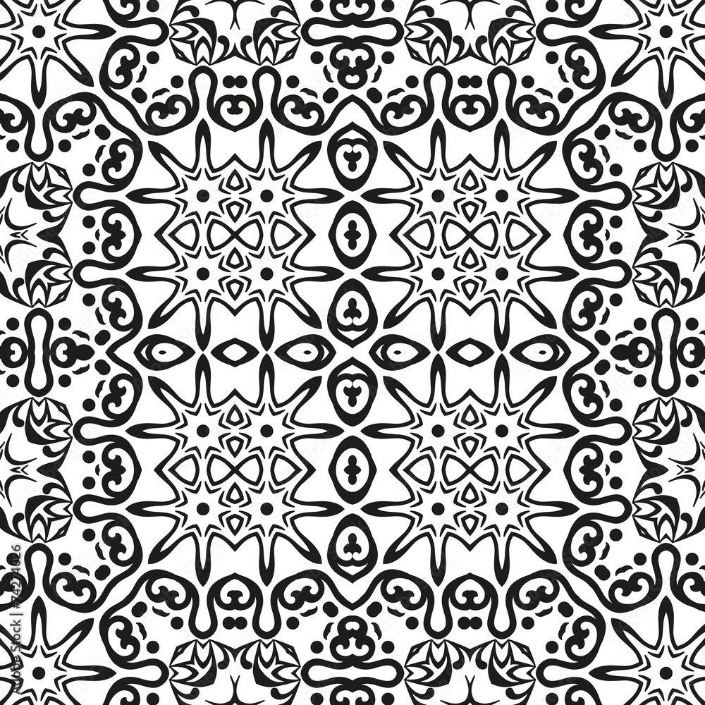 Fototapeta premium Abstract seamless floral background