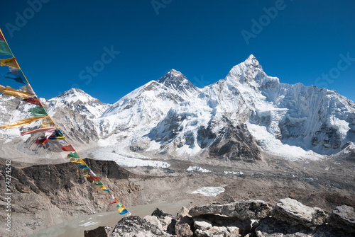 Mt. Everest from Kala Pala Patthar, Nepal photo