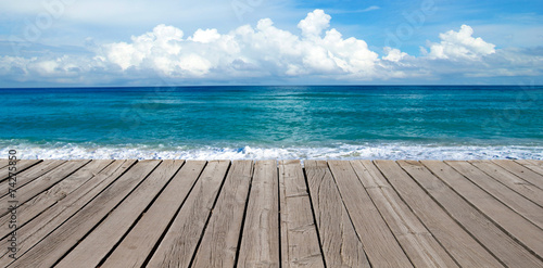 beach and tropical sea