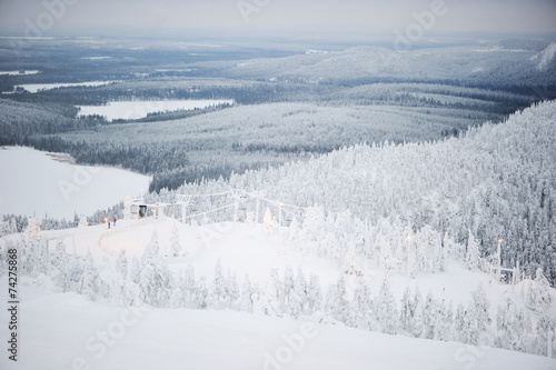 Scenic winter view of Finland © Alinute
