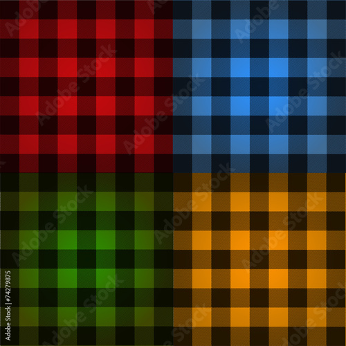 Lumberjack plaid chceck pattern vector
