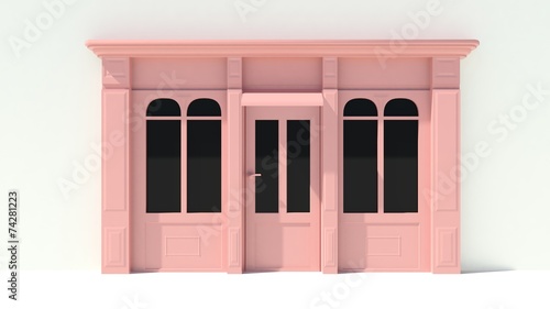 Sunny Shopfront with large windows