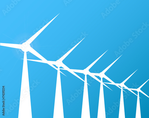 Windmills Background