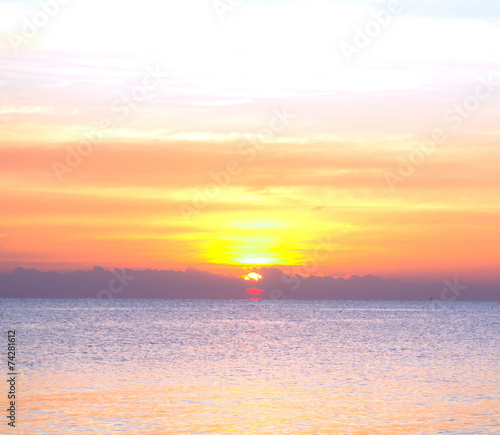 Scenic Sea Sunrise
