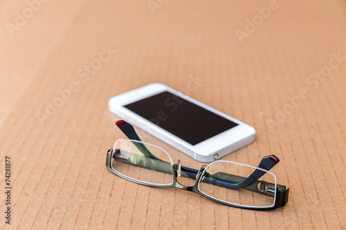 glasses with mobile phone