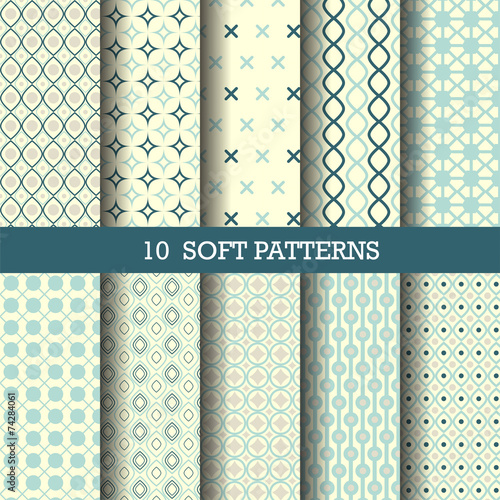 soft blue patterns