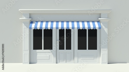 Sunny Shopfront with large windows