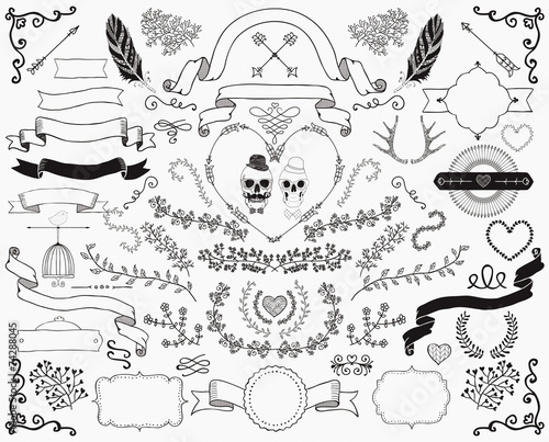 Hand-Drawn Doodle Design Elements