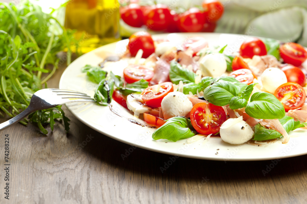 Mozzarella teller Mozzarella teller