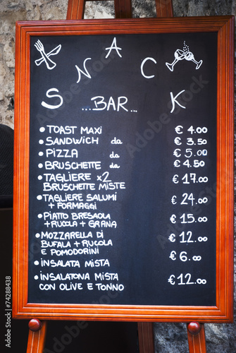 Restaurant in Italy