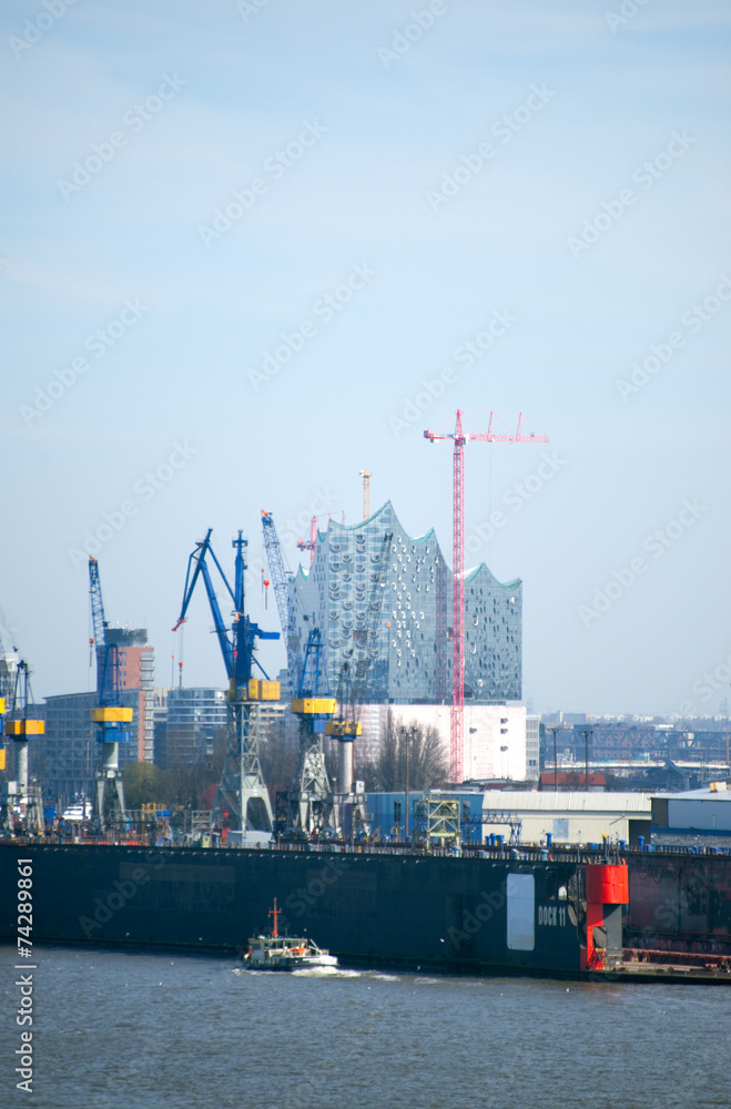 Obraz premium Hafen in Hamburg